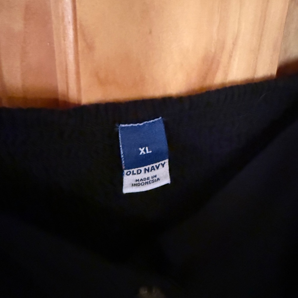 Old Navy Black Linen Jumpsuit with Front Buttons - Picture 3 of 3